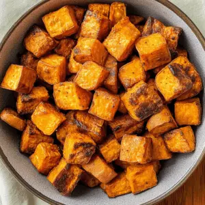 Transform your meals with these Easy Roasted Sweet Potato Cubes! Loaded with natural sweetness and a crispy finish, they're perfect as a side dish or a healthy snack. Just toss with olive oil and your favorite spices, roast until golden, and enjoy! Save this recipe for those busy weeknights or cozy gatherings!