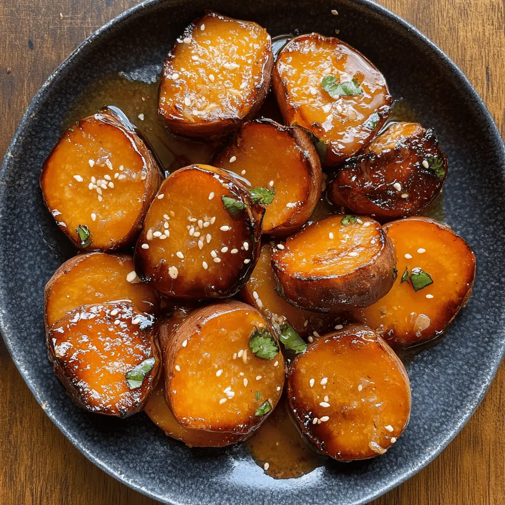 Transform your dinner with these Miso Glazed Melting Sweet Potatoes! This recipe features earthy miso paired with sweet, tender potatoes for a delicious side dish that everyone will love. Perfect for family gatherings or weeknight meals, be sure to save this for your next cooking adventure!